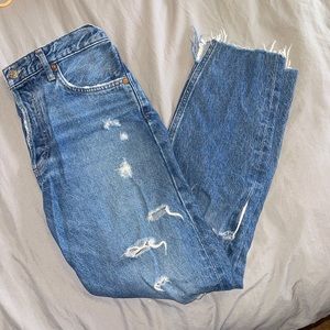 Agolde high rise jeans